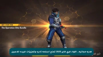 هدية مجانية.. أكواد فري فاير 2025 تمنح أسلحة نادرة وتعزيزات فريدة للاعبين